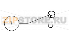 Vite testa esagonale M10x35 Zn 8.8 UNI 5737 Imesa LM 14                            Vite testa esagonale M10x35 Zn 8.8 UNI 5737 Imesa LM 14Запчасть на сборочном чертеже под номером: 7Название запчасти на итальянском языке: Vite testa esagonale M10x35 Zn 8.8 UNI 5737 Imesa LM 14