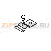 Molla per serratura sportello Elettrobar Fast 30 Molla per serratura sportello Elettrobar Fast 30Запчасть на деталировке под номером: 9