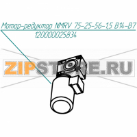 Мотор-редуктор NMRV 75-25-56-1.5 B14-B7 Abat КПЭМ-350-ОМП