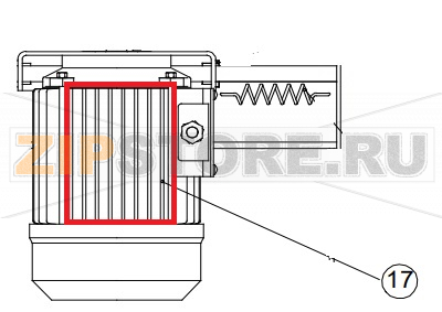 Motore trifase 400V 50Hz gr.80 0,95Kw Sigma BM 30                Motore trifase 400V 50Hz gr.80 0,95Kw Sigma BM 30Запчасть на сборочном чертеже под номером: 17Название запчасти Sigma на итальянском языке: Motore trifase 400V 50Hz gr.80 0,95Kw Sigma BM 30