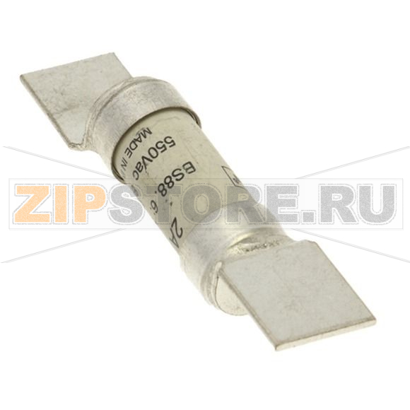 Предохранитель, 2 A, AC 550 В, 80 кА, BS88/F2, 14x68 мм, gL/gG, BS Eaton 2AMP 550V AC INDUSTRIAL 