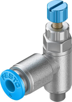 Дроссель с обратным клапаном Festo GRLA-M5-QS-4-RS-D