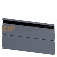 SIVACON, base, with cable gland, IP00, D: 800 mm, W: 1200 mm, zinc-plated Siemens 8MF1028-2UB32-0