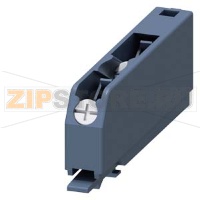 Съемная клеммная колодка, 2-полюсн., винтовые клеммы макс. 2 x 1,5 мм2 или 1 x 2,5 мм2, для устройств SIRIUS в промышленном корпусе для установки на DIN-рейку Siemens 3ZY1121-1BA00