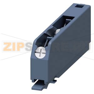 Съемная клеммная колодка, 2-полюсн., винтовые клеммы макс. 2 x 1,5 мм2 или 1 x 2,5 мм2, для устройств SIRIUS в промышленном корпусе для установки на DIN-рейку Siemens 3ZY1121-1BA00 