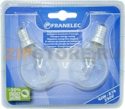 LAMPE ECO HALO 42W E14 2000H *2*BLISTER 