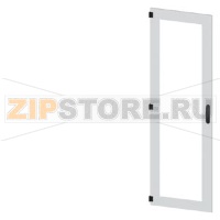 SIVACON, door, left, inspection window, IP55, H: 2000 mm, W: 600 mm, RAL 7035, Protection class 1 Siemens 8MF1060-2UT15-0BE2