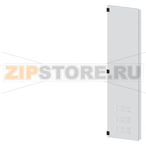 SIVACON, door half, left, with ventilation openings, IP40, H: 2000 mm, W: 450 mm, RAL 7035, Protection class 1 Siemens 8MF1070-2UT25-2BA2 