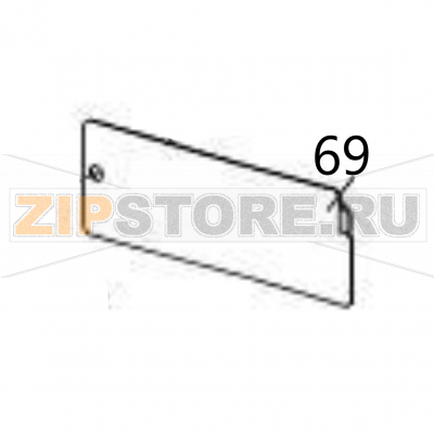 Cover (OP I/F) Sato DR308e Cover (OP I/F) Sato DR308eЗапчасть на деталировке под номером: 69Название запчасти на английском языке: Cover (OP I/F) Sato DR308e.