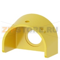 Защитный бортик для Грибовидная кнопка аварийного останова, 60 мм,  модель 22 мм, на 3 навесных замка, цвет: желтый, пластмасса, Siemens 3SU1900-0EX30-0AA0