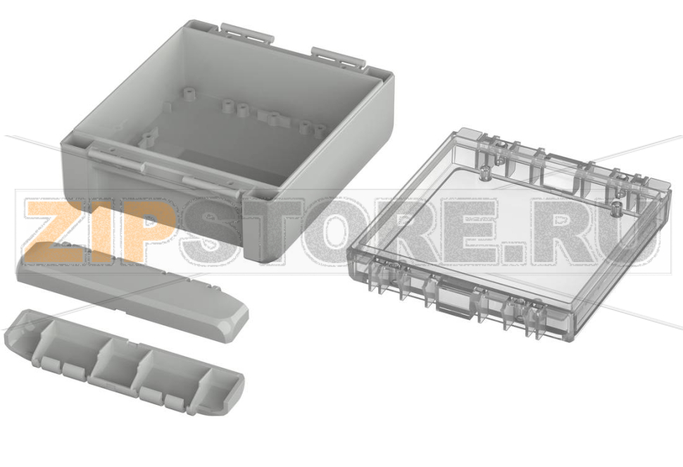 Корпус, 151x125x60 мм, поликарбонат UL 94 V0, прозрачная крышка Bopla B 141306 PC-V0-G 7035 
