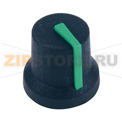 Ручка поворотная, ось D, черная, диаметр оси: 6 мм, K87MBR Cliff CL170852BR 