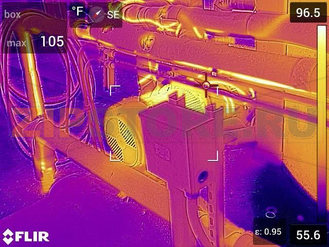 Тепловизор, от -20 до 650°C, 240x180 пикселей, 30 Гц, MeterLink, MSX, Wi-Fi FLIR E53 WiFi 