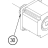 Шестеренка внутреннего сметчика этикетки 24 зубца Datamax W-6208