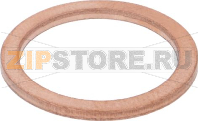 FLAT GASKET COPPER 3/8 ø 21.8x17.3x1.5 m 