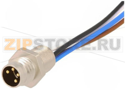 Разъем М8, 4 А, 4 контакта Hirschmann ELST 4408 RV FM 805 