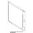 Stainless steel right side Unox XVC 305