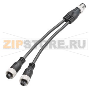 SIMATIC DP, Y-кабель, для отказобезопасных станций распределённого ввода-вывода ET 200, IP 65/67, для подключения одноканальных датчиков (оценка 1oo1), 5-полюсный разъём M12, 200 мм, 1 шт. в упаковке Siemens 6ES7194-6KB00-0XA0 