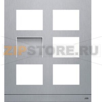 Рамка для станции видеовызова, 2/3, сталь ABB 2TMA130160X0007