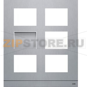 Рамка для станции видеовызова, 2/3, сталь ABB 2TMA130160X0007 