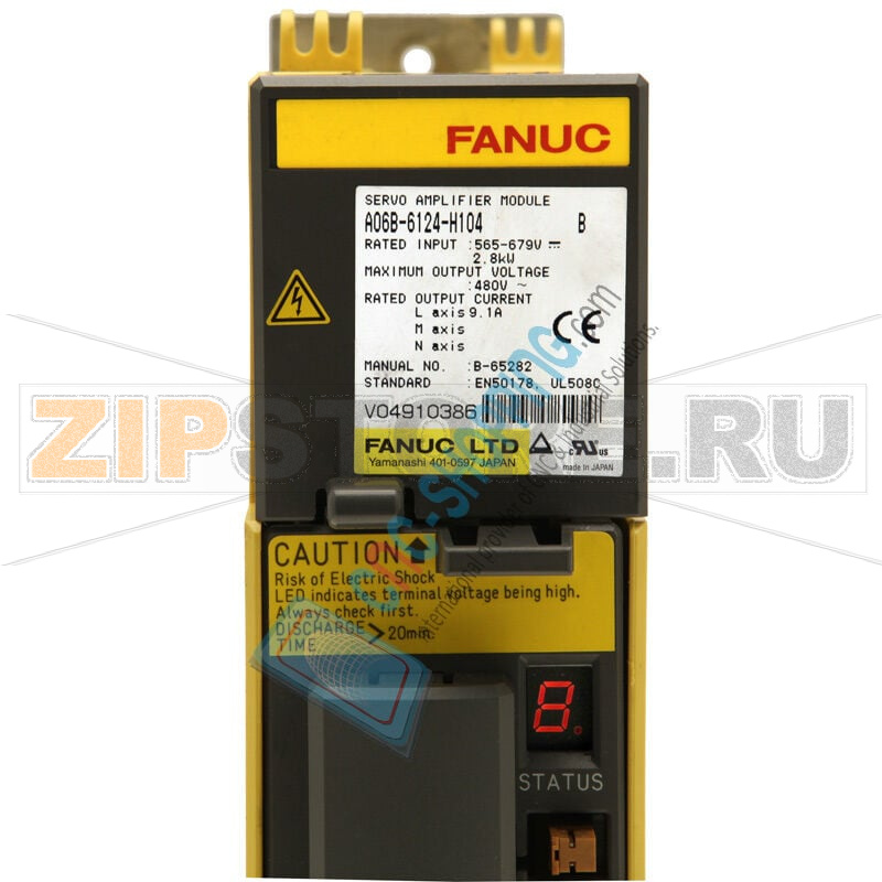 Сервоусилитель 2.8 кВт, 9.1 А, 565-679 В Fanuc A06B-6124-H104 