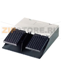 FUSSTASTER, ZWEIPEDALIG LEITUNGSEINFUEHRUNG M20X1,5 IP65, 2НО+2НЗ/2НО+2НЗ OHNE SCHUTZHAUBE Siemens 3SE2932-1AB20