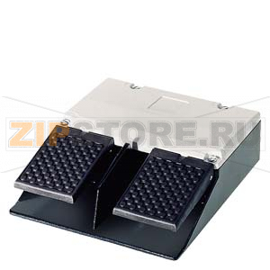 FUSSTASTER, ZWEIPEDALIG LEITUNGSEINFUEHRUNG M20X1,5 IP65, 2НО+2НЗ/2НО+2НЗ OHNE SCHUTZHAUBE Siemens 3SE2932-1AB20 