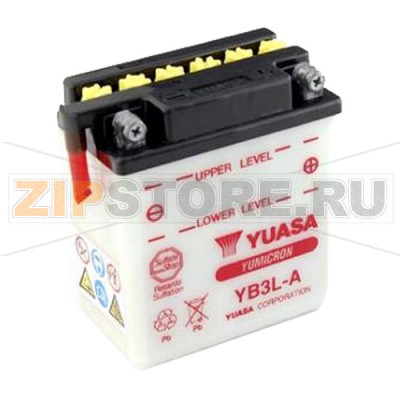 YUASA YB3L-A Мото аккумулятор Yuasa YB3L-A Напряжение АКБ: 12VЕмкость АКБ: 4Ah