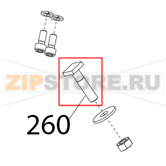Vite blocc. vela TQ 8x38, AF 350 Sirman Palladio 300 Vite blocc. vela TQ 8x38, AF 350 Sirman Palladio 300Запчасть на деталировке под номером: 260