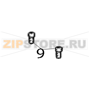 Screw, φ3x6 tap4 round+Ni, MOQ 50 pcs TSC TTP-243 Pro Screw, φ3x6 tap4 round+Ni, MOQ 50 pcs TSC TTP-243 ProЗапчасть на деталировке под номером: 9