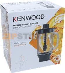 GLASS CUP WITH LID KENWOOD AW22000005 