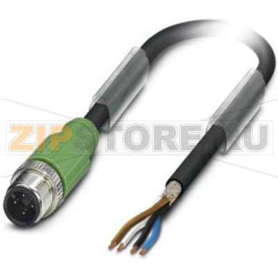Кабель 3 м, IP67 MOXA CBL-M12FF4POPEN-300 