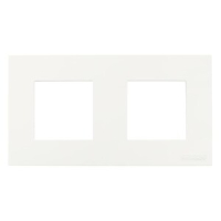 Рамка двухместная, альпийский белый ABB 2CLA227210N1101