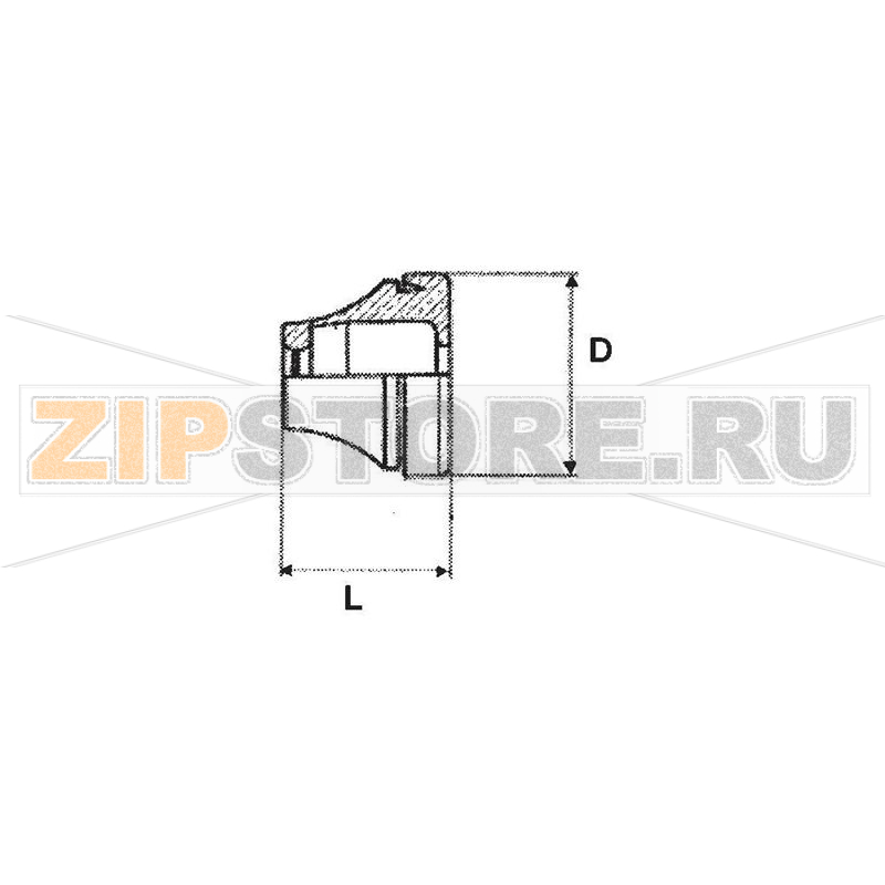 Зажим кабельный, Ø: 7 мм, хлоропрен-каучуковый, черный, 1 шт PB Fastener 1101-CR-SW 