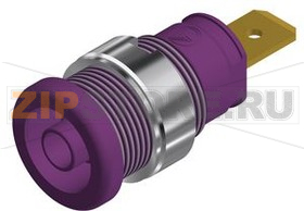 Гнездо 32 А, 1 кВ, фиолетовое Hirschmann SEB 2620 F63 VIOLETT / VIOLET 