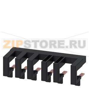 МОДУЛЬ ЭЛЕКТРИЧЕСКОГО ПОДКЛЮЧЕНИЯ ВЕРХНИЙ ДЛЯ КОНТАКТОРНОЙ СБОРКИ S0, (БЕЗ ПРОСТРАНСТВА МЕЖДУ КОНТАКТОРАМИ) Siemens 3RA2923-3DA2 