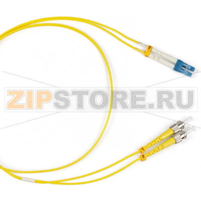 патч-корд волоконно-оптический (шнур) SM 9/125 (OS2), ST/UPC-LC/UPC, duplex, LSZH, 10 м 