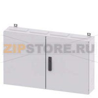 ALPHA 400, wall-mounted cabinet, IP43, Protection class 2, H: 650 mm, W: 1050 mm, T: 210 mm, RAL 9016 Siemens 8GK1132-2KA42