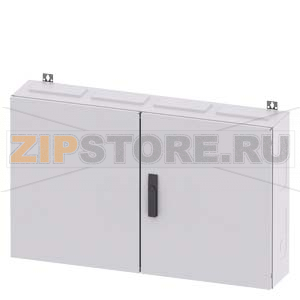 ALPHA 400, wall-mounted cabinet, IP43, Protection class 2, H: 650 mm, W: 1050 mm, T: 210 mm, RAL 9016 Siemens 8GK1132-2KA42 