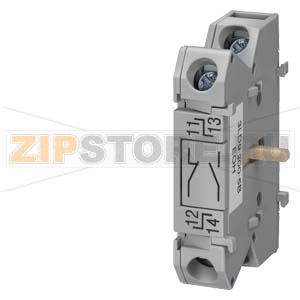 ДОПОЛНИТЕЛЬНЫЙ КОЛНТАКТ 1NO+1NC ДЛЯ ФРОНТАЛЬНОГО МОНТАЖА ДО 32 A (ПРИНАДЛЕЖНОСТИ ДЛЯ ВЫКЛЮЧАТЕЛЯ 3LDX) - НОВОЕ ИСПОЛНЕНИЕ - Siemens 3LD9200-5B 