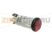 PILOT LT RED 250V .140 GRIP