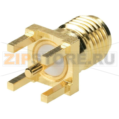 Разъем SMA, 50 Ом, 1 шт Amphenol SMA6251A1-3GT50G-50 