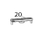 Media holder base-2, MOQ 5 pcs TSC TDP-324W