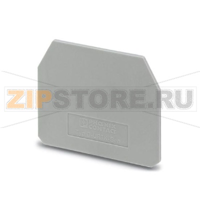 Концевая крышка Phoenix Contact D-URTK-BEN Длина: 42,5 мм, Ширина: 1,5 мм, Цвет: cерый.Минимальный заказ: 50 шт.Упаковка: 50 шт.