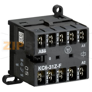 Миниконтактор KC6-31-Z-F, 3 А, 400 В, AC3, катушка: 110 В/DC ABB GJH1213003R0314 