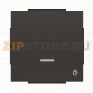 Клавиша для одноклавишных выключателей с таймером, чёрный бархат ABB 2CLA856200A1501 