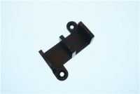 GUIDA PORTA IN PLASTICA NERA 54 mm