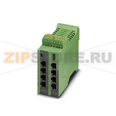 Устанавливаемый на монтажную рейку концентратор Ethernet с восемью портами RJ45 Phoenix Contact FL HUB 8TX-ZF поддерживает сети Ethernet со скоростью передачи данных 10 и 100 Мбит/с.Минимальный заказ: 1 шт.Упаковка: 1 шт.