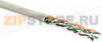 Hyperline UUTP4-C5E-P24-IN-LSZH-GY-100 (100 м) Кабель витая пара, неэкранированная U/UTP, категория 5e, 4 пары (24 AWG), многожильный (patсh), LSZH, нг(С)-HF, -20°C – +75°C, серый