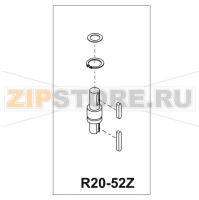 Gear shaft assy. Bear Varimixer AR80 VL-1S